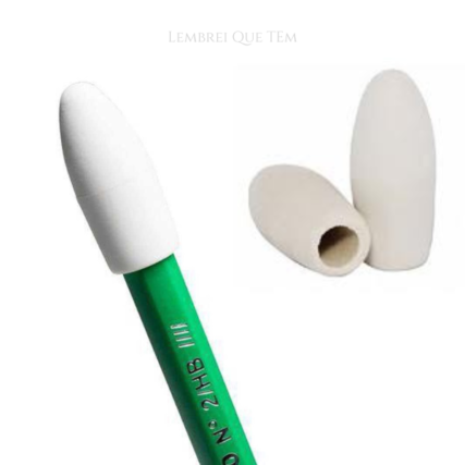 Borracha Ponteira Branca