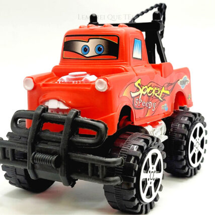 Car Carros Fricção – Guincho com olhos Modelo Estilo Ferrugem do Relâmpago McQueen