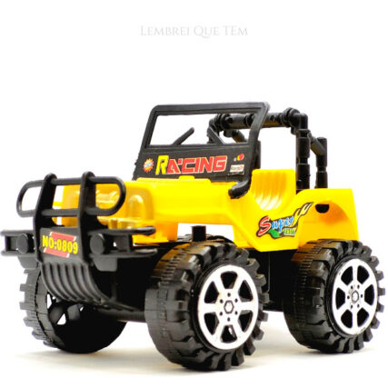 Jeep Antigo Fricção – Possantes 12cm com detalhe no interior