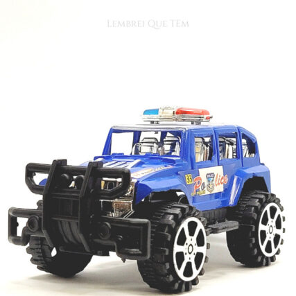 Jeep Policia Fricção para choque removivel – Possantes 15cm com detalhe no interior