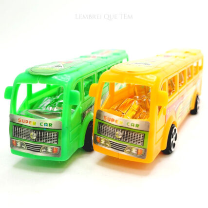 Ônibus Infantil À Fricção Colorido