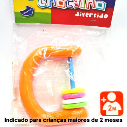Chocalho instrumento musical Divertido Wellkids