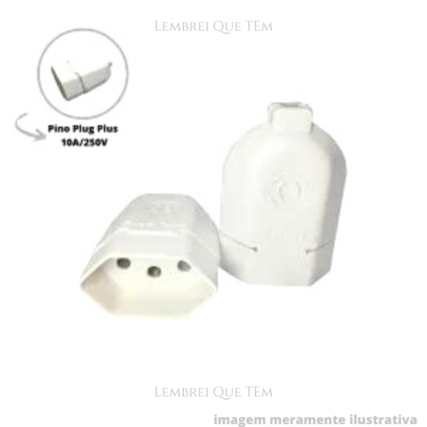 Tomada Fêmea 2p+t Branco – Luster