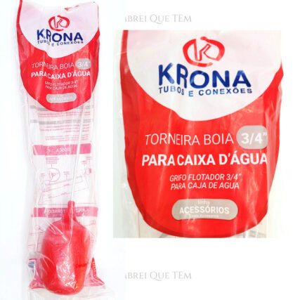 Torneira Boia 3/4 Para Caixa Dagua – Krona