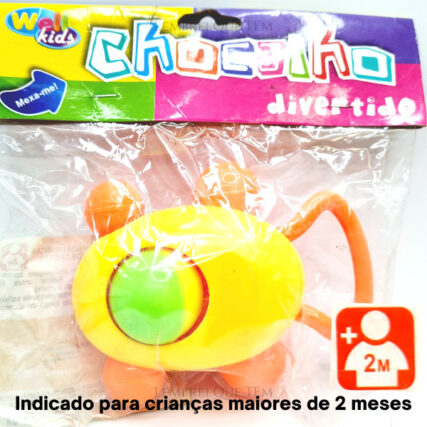 Chocalho carrinho divertido Wellkids – crianças maiores de 2 meses