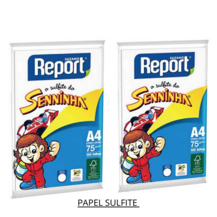 Papel Sulfite Senninha A4 100 Folhas branco