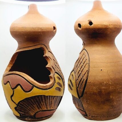 Vaso Decorativo em Cerâmica grande – artesanal