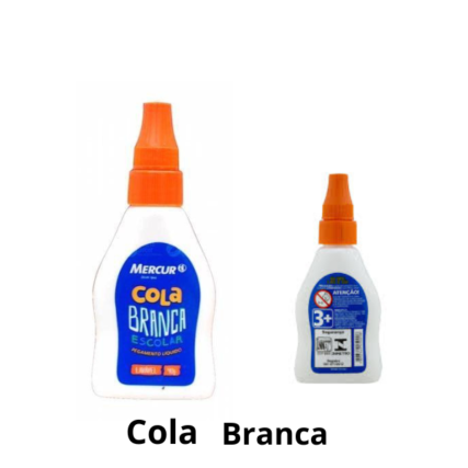Cola Mercur Branca Escolar