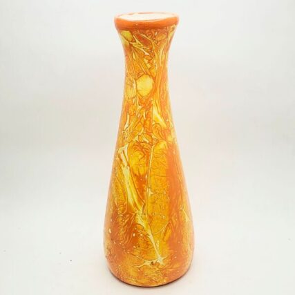 vaso solitário laranja Decoração