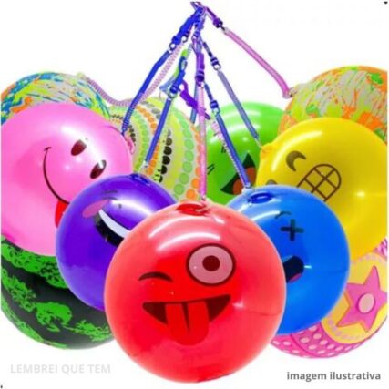 Bola De Vinil Cordão Mola Inflável – Bola Corda