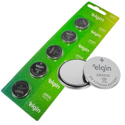 CR2032 Bateria Botão  Voltagem 3V elgin