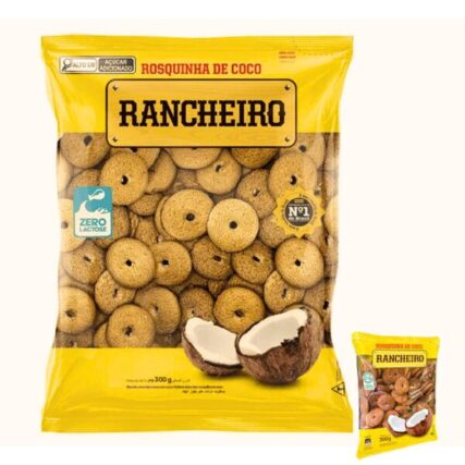 Biscoito Rosquinha Rancheiro Coco 300g