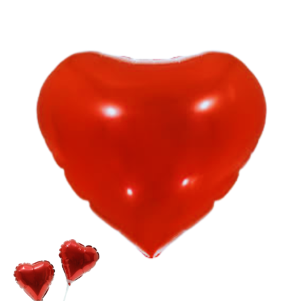 Balão Metalizado Coração 50 cm