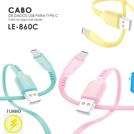 Cabo De Dados Type-C Para Tipo C 3.1A – Turbo -linha premium