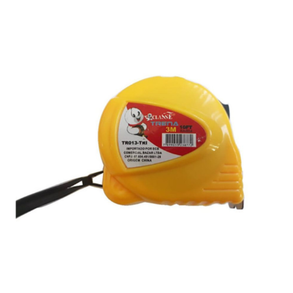 Trena De Aço De Bolso 3 Metros Com Trava Marceneiro Pedreiro