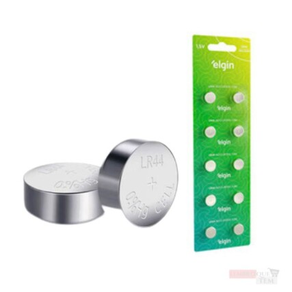 Baterias Lr44 Ag13 Elgin Pilha 1,5v