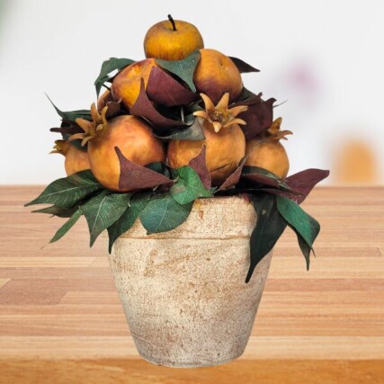 Vaso com buquê de romã frutas – Vaso de Parede