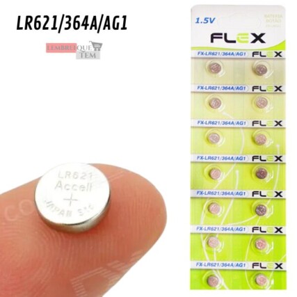 Bateria LR621/364A/AG1 1,5 Volts Flex
