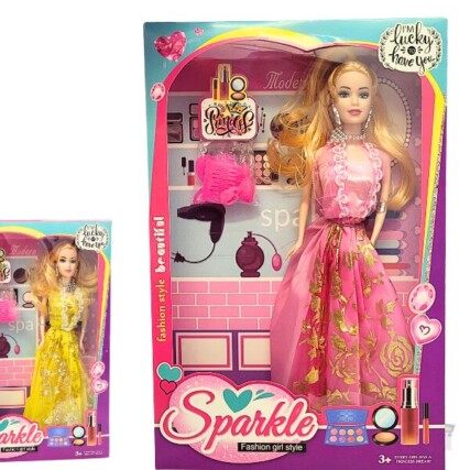 Boneca fashion brilho da moda estilo barbie