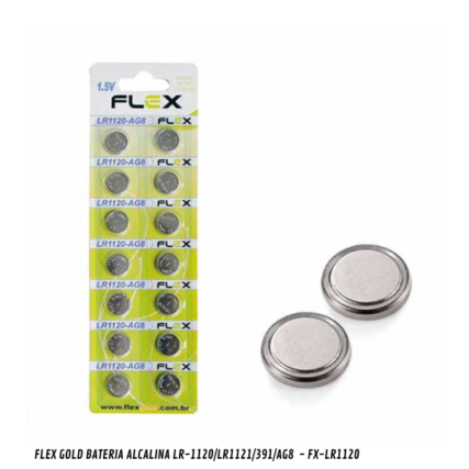 FLEX GOLD BATERIA ALCALINA LR1120  AG8 – FX