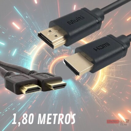 Cabo Hdmi 1,8 metros Fullhd 1080p Ps3 Xbox 360 Laptop PC