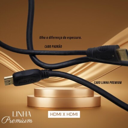 Cabo HDMI Full HD 1080p 1,50 mt Linha Premium