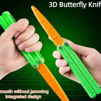 CANIVETE  BUTTERFLY BORBOLETA faca de cenoura BRINQUEDO