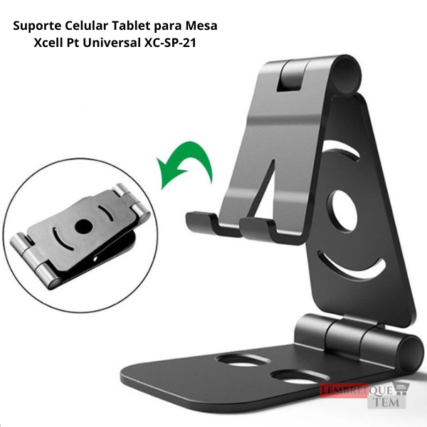 Suporte Celular Tablet para Mesa Xcell Pt Universal XC-SP-21