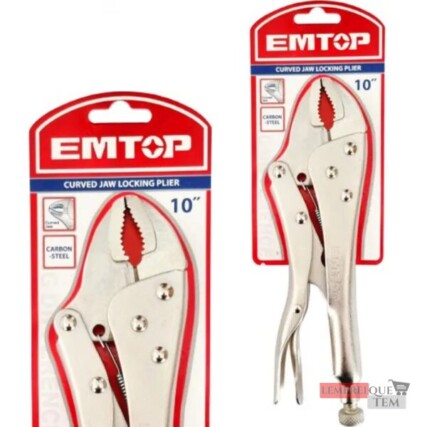 Alicate Pressao Emtop Curvo 10” Ferramenta
