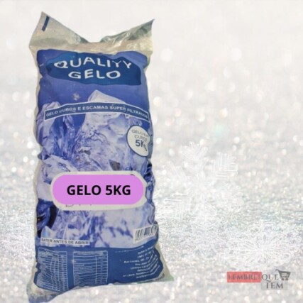GELO TRADICIONAL – CUBOS  EMBALAGEM COM 5kg
