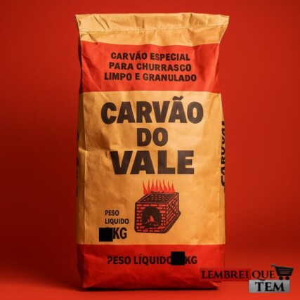 Carvão Do Vale 4KG – Acendimento Rápido, Alta Qualidade e Mais Sabor no Seu Churrasco