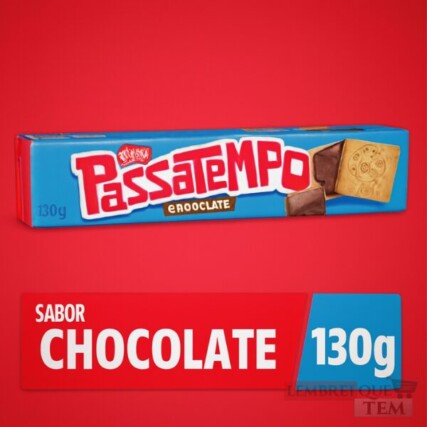 Biscoito Nestlé Recheado Passatempo Chocolate 130g