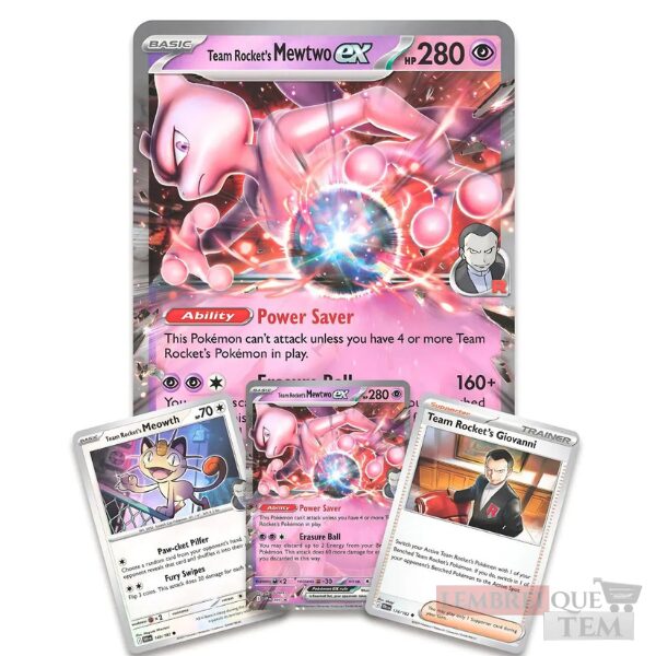 BOX POKEMON MEWTWO EX DA EQUIPE ROCK maior loja do brasil colecao pokemon lqt sjc lembrei que tem (2) Box Pokémon Mewtwo ex da Equipe Rocket – Cartas pokemon