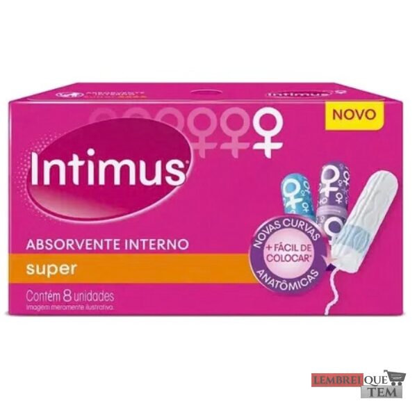 Absorvente Interno Intimus Discreto Super 8 7896007541874 Absorvente Interno Intimus Discreto Super 8 – Mulher