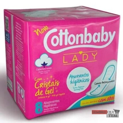 Absorvente Lady Suave Abas com 8 Unidades – Cottonbaby