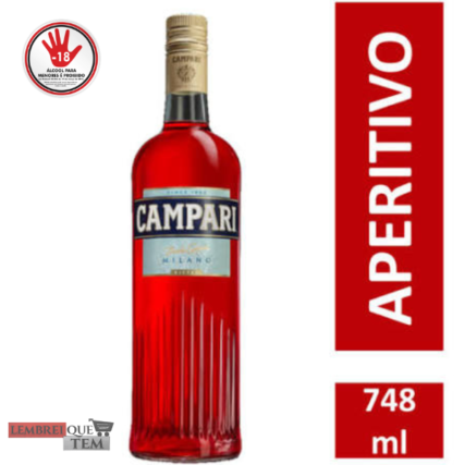 Aperitivo Bitter Campari 748ml – Bebida
