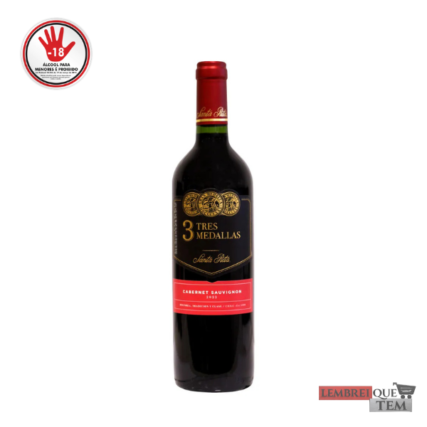 Vinho Chileno Tres Medallas Cabernet Sauvignon 750ml