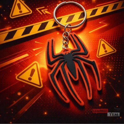 Chaveiro Homem-Aranha 3D