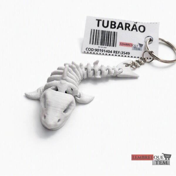 Chaveiro Tubarão Esqueleto 90191404 3549 lembrei que tem (2) Chaveiro Tubarão Esqueleto